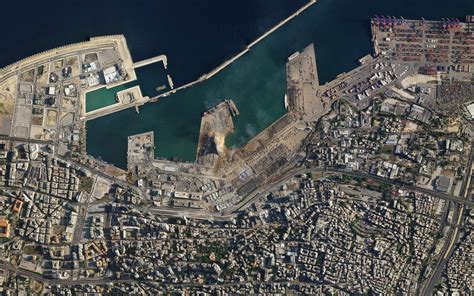 Explosions Beyrouth Les Images Satellite Montrent L Tendue Des D G Ts