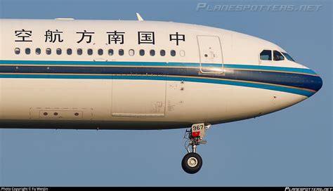 B 5967 China Southern Airlines Airbus A330 323 Photo By Fu WenJin ID