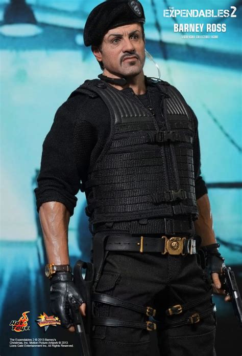 The Expendables 2 Barney Ross Sylvester Stallone 12 Figure Hot Toys MMS 194