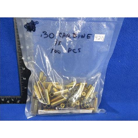 Brass Only 30 Carbine Unprimed Once Fired Bag Of 100