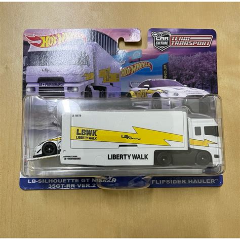Hot Wheels Team Transport Lbwk Nissan Gt Rr R Flipsider Hauler Misp Shopee Malaysia