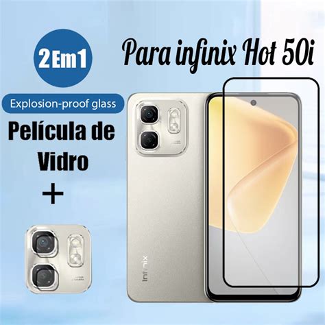 Pel Cula De Vidro Temperado Em Para Infinix Hot I Pro G G D Filme De Prote O E
