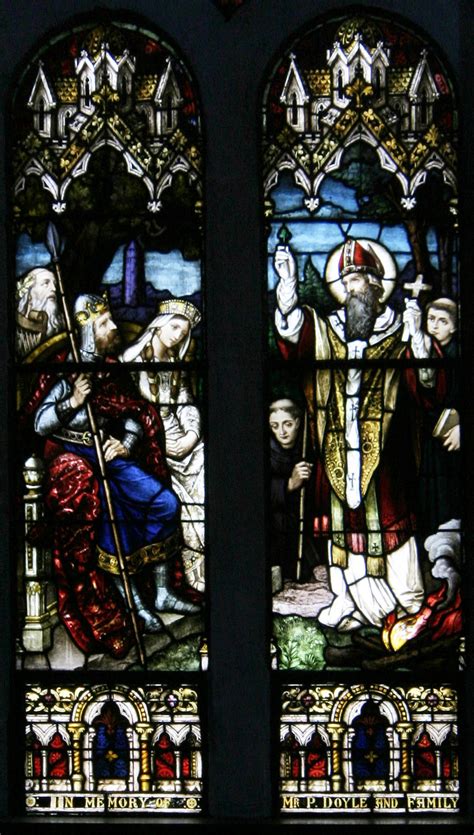 st patrick stained glass  davidmcb  deviantart