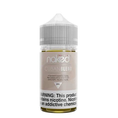 Naked Tobacco 100 Cuban Blend 3MG Vapinggoat