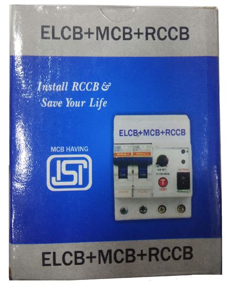 Buy Mld Isi Marked Mcb A Single Phase Pole Elcb Rccb Isi