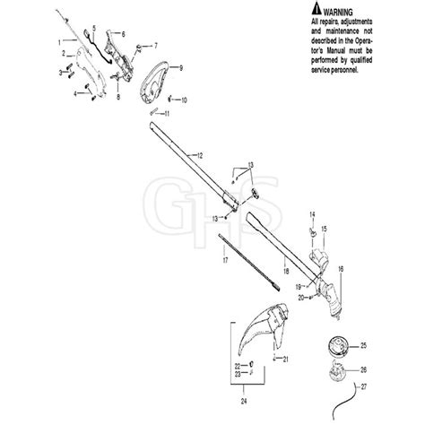 Mcculloch Mc Shaft Handle Parts Diagram Ghs