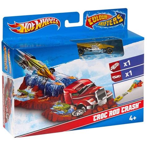 Hot Wheels Color Shifters Hrací sada Croc Rod Crash 4KIDS cz