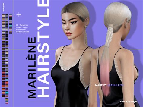 The Sims Resource Leahlillith Marilene Hairstyle