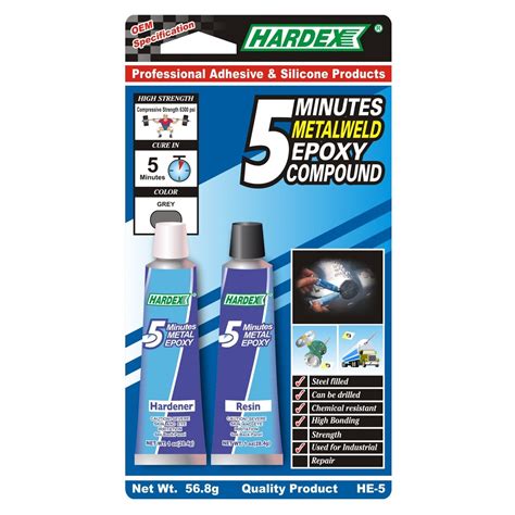 HARDEX 5 Minutes Metalweld Epoxy Compound 56.8G - Rey Lenferna