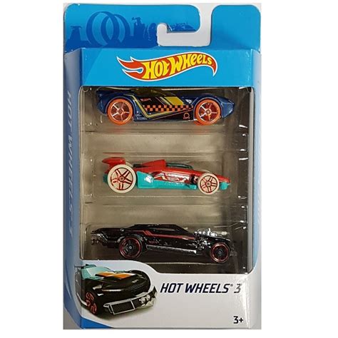 Hot Wheels kisautók darabos szett kék piros fekete Gyerekajándék