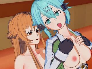 Sword Art Online Futa Asuna X Sinon 3D Hentai Pornhub