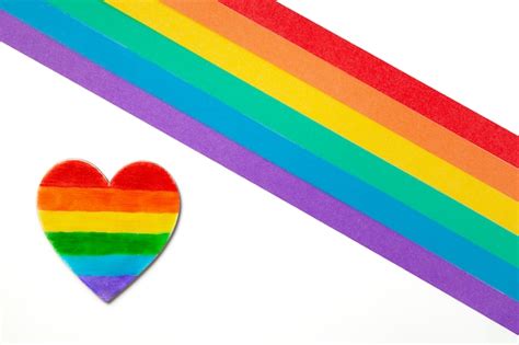 Premium Photo Rainbow Color Stripes Symbol Of Lgbt Gay Pride Copy Space