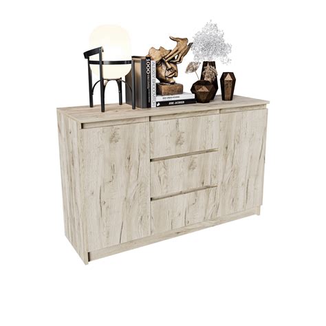 Комод Норд №3 дуб крафт серый купить в СПб по цене 8 800 ₽ в интернет ...