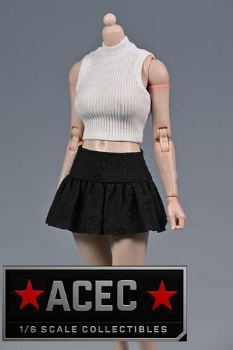 Usa Mini Black Skirt For Female Figure Phicen Tbleague Worldbox Hot Toys Ebay