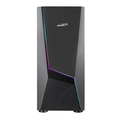 Gabinete Gamer Sentey P Sf Rgb Lateral Transparente Atx Full Si