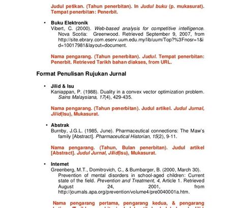 menulis rujukan jurnal    penulisan ilmiah