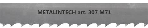 Биметаллические ленточные пилы METALINTECH art. 307 M71
