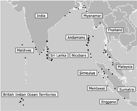 Map Indian Ocean Tsunami