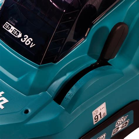 Makita Dlm Ct V Twin Li Ion Cordless Lawn Mower Twin Charger