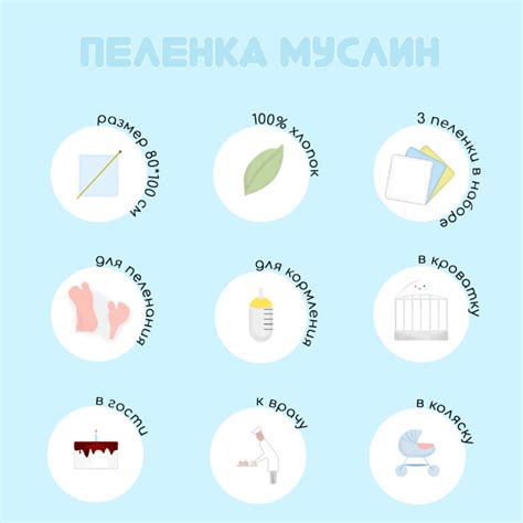 Пеленки для малыша | Dogodashop доставка по всей России
