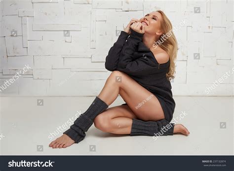 Beautiful Sexy Blonde Perfect Athletic Slim Stock Photo 237132874 Shutterstock