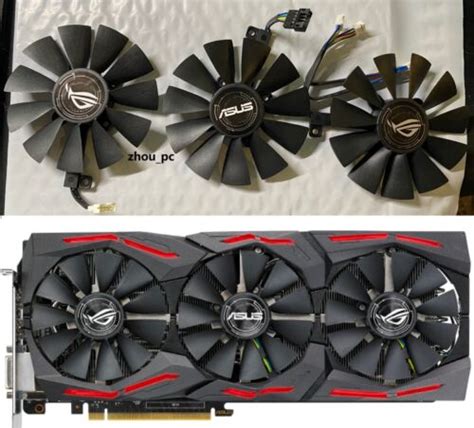 Gpu Replacement Cooler Fan For Asus Rog Strix Gtx Ti Ti