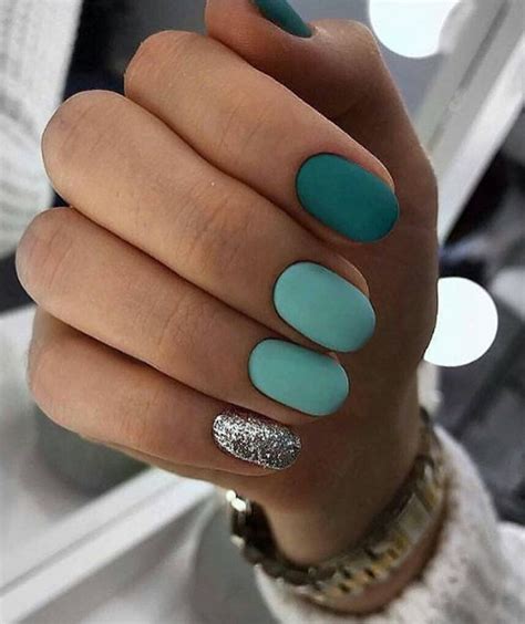 50 Stunning Matte Blue Nails Acrylic Design For Short Nail Nails Tip