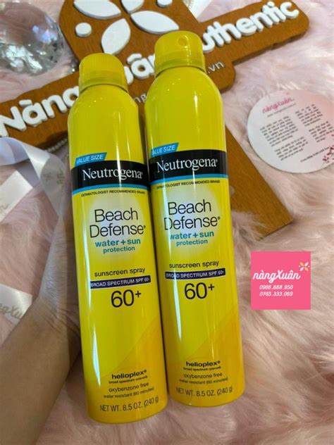 Xịt Chống Nắng Neutrogena Beach Defense SPF 60 Value Size 240g