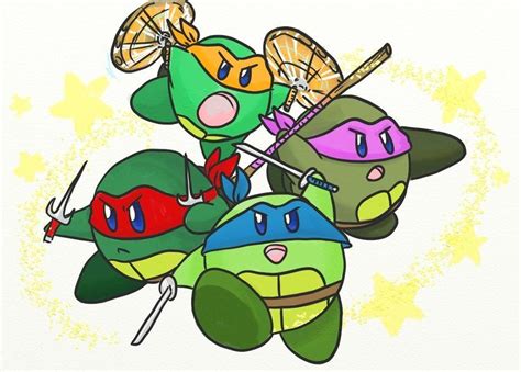 Kirby Tmnt By Brothertoastycakes On Deviantart Tmnt Kirby Teenage