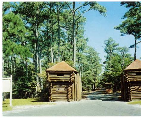 Entrance To Fort Raleigh National Historic Site On Roanoke Island Near