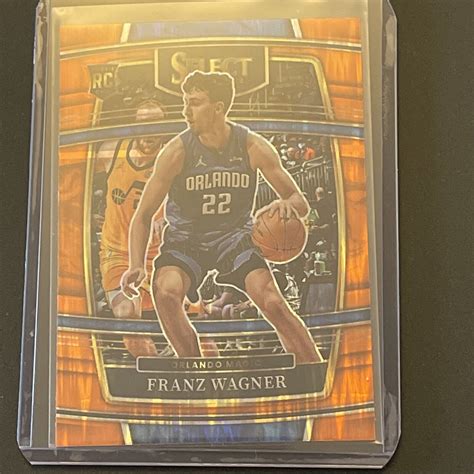 2021 22 Panini Select Franz Wagner Orange Flash Parallel Rookie Card