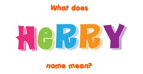 herry  meaning  herry