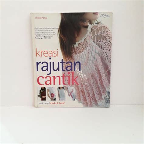 Jual Buku Keterampilan Kreasi Rajutan Cantik Shopee Indonesia