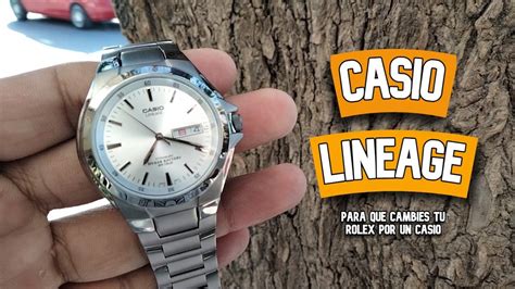 ¡cambiaste Un Rolex Por Un Casio Unboxing Reloj Casio Lineage