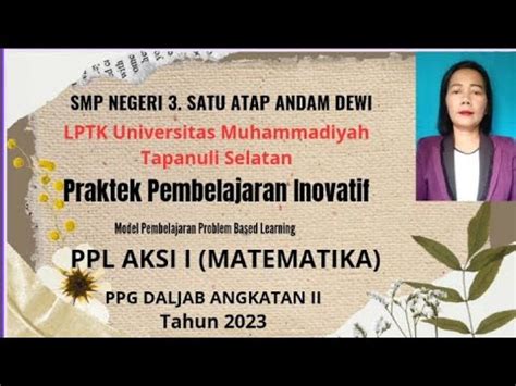 Video Editing Ppl Siklus Deslima Tambunan S Pd Lptk Umts Daljab