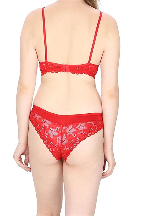 Buy Fashion Bazaar India Red Colour Wedding Netted Lingerie Set Online 399 From ShopClues
