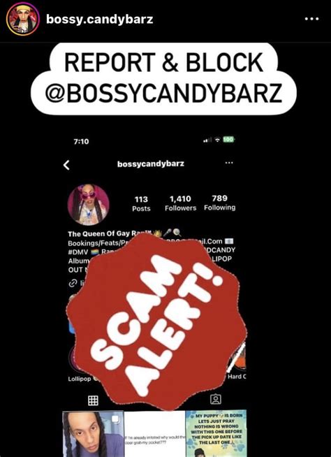 The Queen Of Gay Rap On Twitter DONT GET SCAMMED HACKED ON INSTAGRAM THINKING THAT PAGE