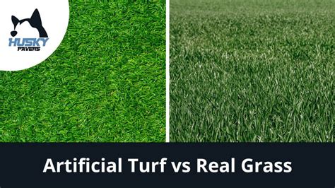 Which Is Better Artificial Turf Vs Real Grass Husky Pavers Blog 2022