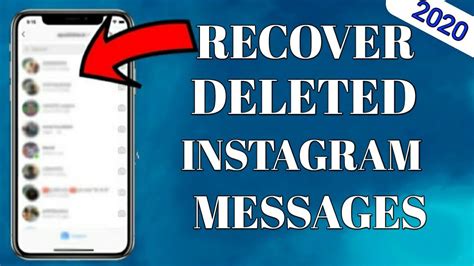 How To Recover Deleted Instagram Messages Youtube