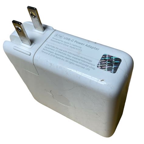 Apple 87W USB-C Power Adapter A1719 Charger 15 Macbook Pro 2016 2017 ...