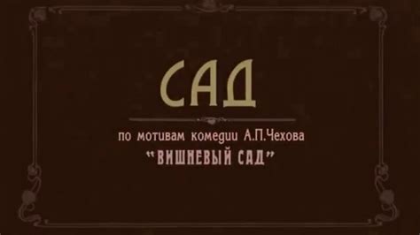 САД - трейлер - YouTube