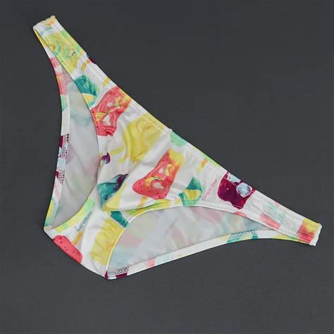 Men S Sexy Underwear Bikini Shorts T String Mesh Briefs Sexy Gay Low