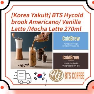 Korean Yakult Hy Cold Brew Americano Bts Hy Hot Brew Vanilla Latte Bts Hy Hot Brew Macadamia