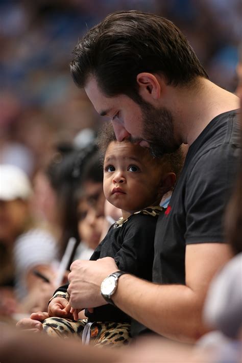 Serena Williams Husband Alexis Ohanian Poses With Their Baby Girl