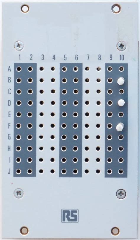 Sealectro Programming Devices Rs Components 10x10 Matrix And Shorting