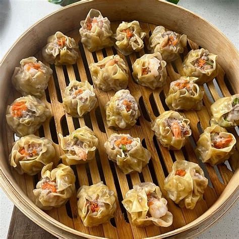 Pork And Shrimp Siu Mai Shumai Dumplings Sticky Rice Thai Kitchen