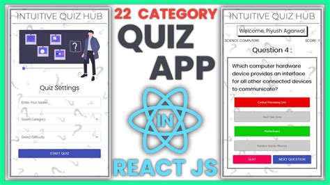 React Quiz App Template