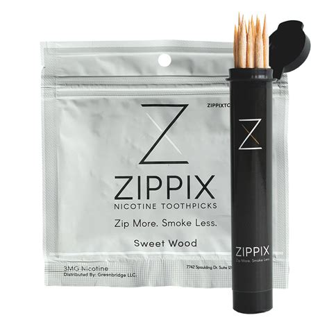 Zippix Nicotine Toothpicks - Zip More, Smoke Less