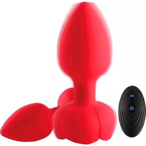 Plug Anal Silicone C Vibro Controle Excita Penetração Gozar Frete grátis