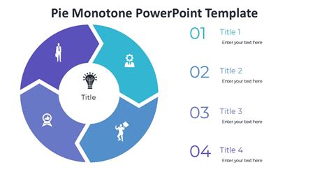 Pie Monotone Icon Powerpoint Template Slidevilla